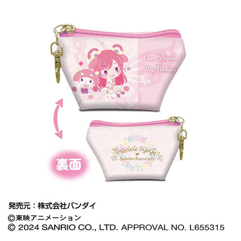 『Yes!プリキュア5GoGo!×サンリオキャラクターズ』イヤフォンポーチ  01 キュアドリーム×マイメロディ
